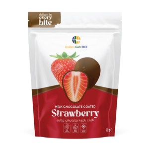 MILK CHOCOLATE COVERED FREEZE DRIED STRAWBERRY