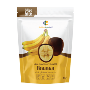 MILK CHOCOLATE COATED FREEZE DRIED BANANA 
