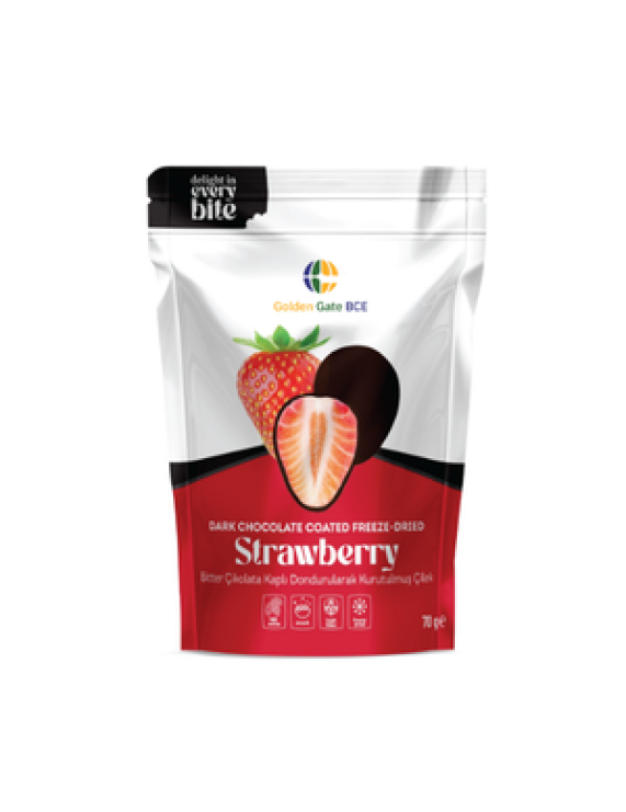 DARK CHOCOLATE COVERED FREEZE DRIED STRAWBERRY