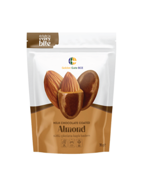 MILK CHOCOLATE COATED ALMOND