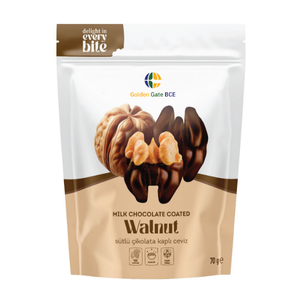 MILK CHOCOLATE COATED WALNUT