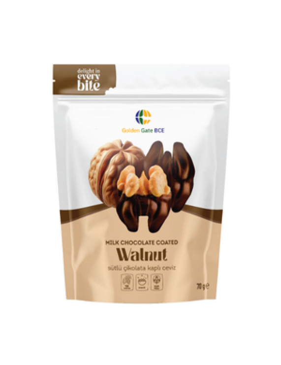MILK CHOCOLATE COATED WALNUT