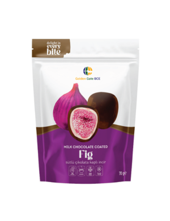 MILK CHOCOLATE COATED FREEZE DRIED FIG